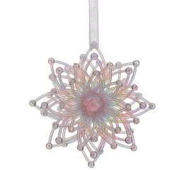 GAEM Украшение новогоднее "Снежинка", L10 W5 H10 см, 3в.