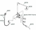 Душевая система WasserKRAFT Berkel 4800 A174819 Thermo