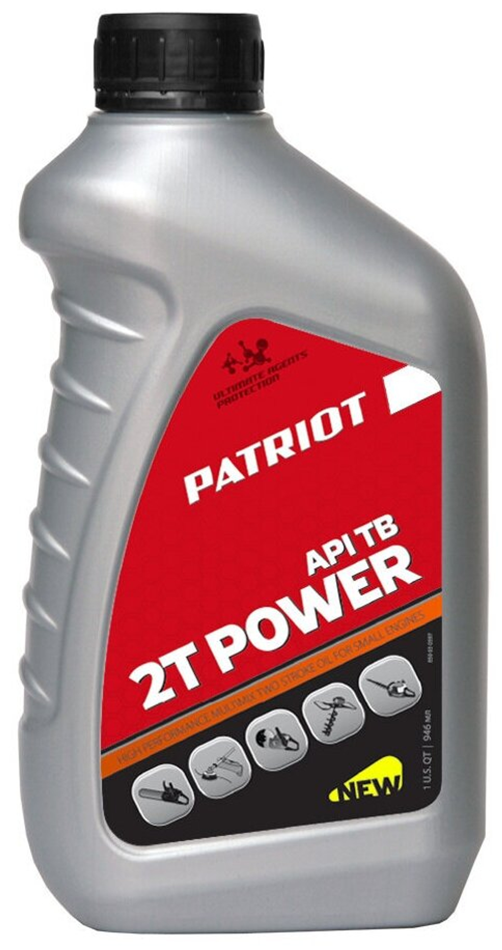 Масло минеральное PATRIOT POWER ACTIVE 2T с дозатором,0,946л