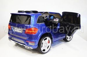 Детский электромобиль River Toys Mercedes-Benz GL63 синий