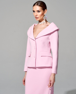 Приталенный жакет из итальянского крепа