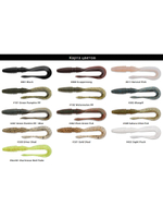 Приманка силиконовая Keitech Mad Wag Mini 2.5" #101 Green Pumpkin PP., 3 упаковки по 12 штук