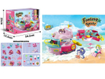 Игровой набор "Корабль-каюта CJ8307", с мебелью, пластик, от 3 лет