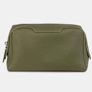 Несессер Trapèze кожи теленка, зеленого цвета