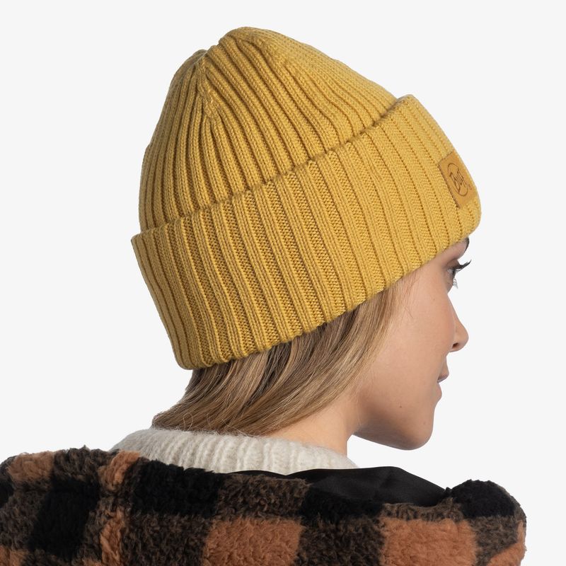 Вязаная шерстяная шапка Buff Hat Wool Knitted Ervin Honey Фото 6