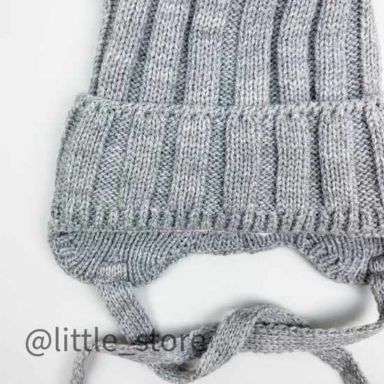 Шапка демисезонная Серая