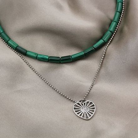 Натуральный малахит 13-14х4,5мм