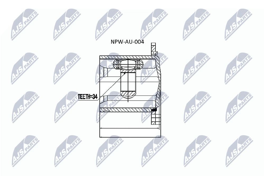 NTY - NPWAU004-NTY - Joint Kit, drive shaft