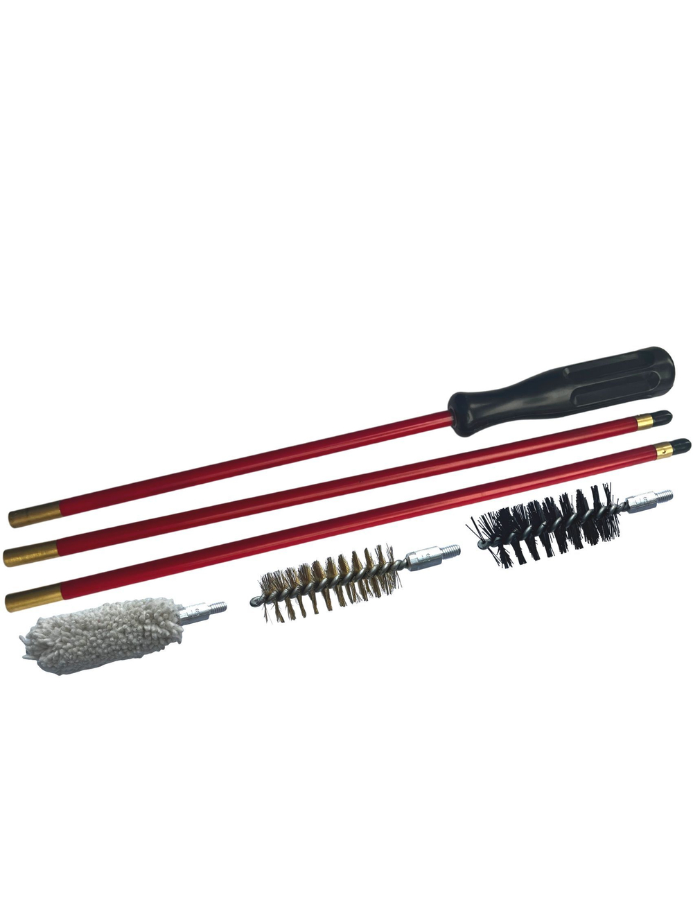 Набор для чистки оружия 16 калибра в БЛИСТЕРЕ, с металлическим 7мм шомполом в оплетке.