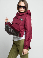 Анорак женский с фольгированной подкладкой Город Горький бордовый