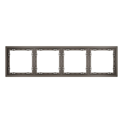 Рамка пластиковая VOLTUM S70 на 4 пост, (капучино)