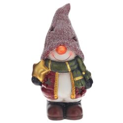 GAEM Фигурка декоративная с подсветкой "Снеговик", L12 W9 H21 см, (2хLR44), 2в.