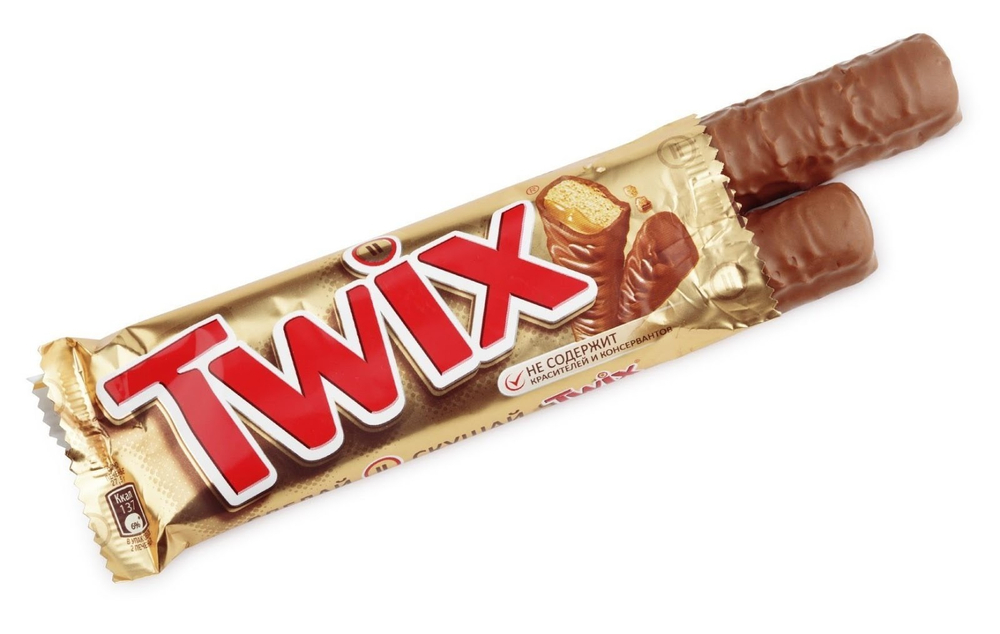 Батончик шоколадный Twix 55г