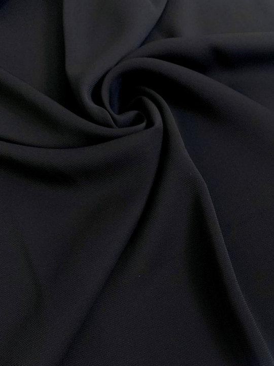 Креп вискоза, черный AVI#043