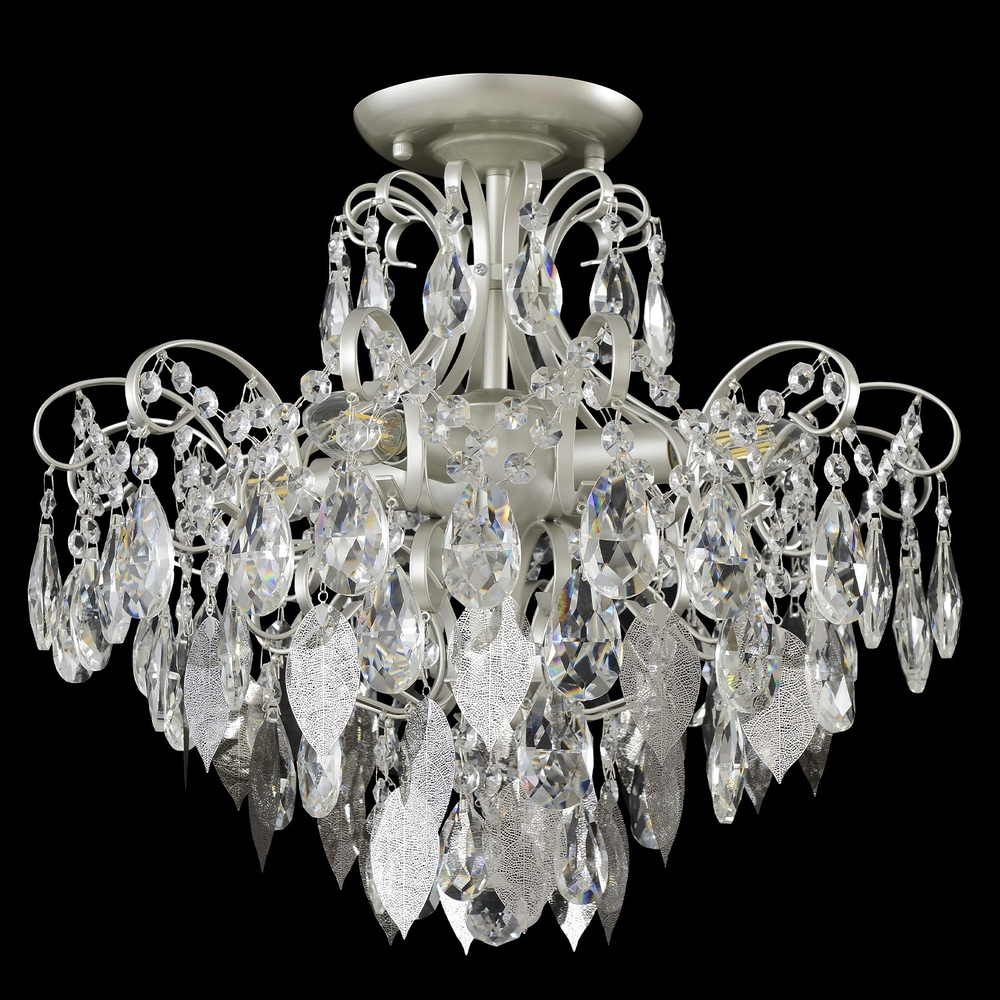 Потолочная люстра Crystal Lux ESMIRALDA PL4 SILVER