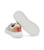 Кожаные кроссовки chunky cupsole fluo contrast CALVIN KLEIN JEANS - кремовый(YW0YW00925)