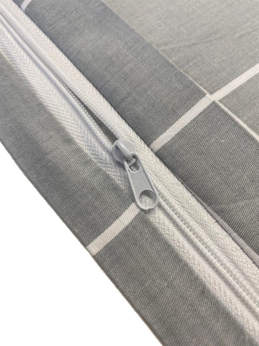 Постельное белье Milky Garden "Cellula/Cellula (компаньон)" семейное   наволочки 50х70 2шт Простынь на резинке 160х200 см  Пододеяльник 145х215 см(2шт)