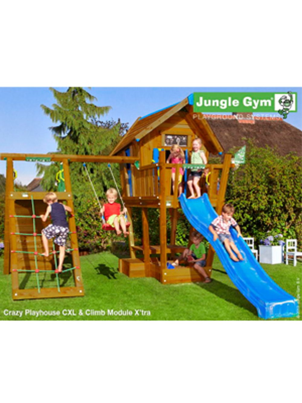 Детский городок Crazy Playhouse CXL + Climb Module Xtra
