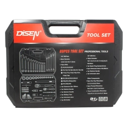 Набор инструментов 89пр.1/4''1/2''(6гр.)(4-32мм) DISEN DS-1089