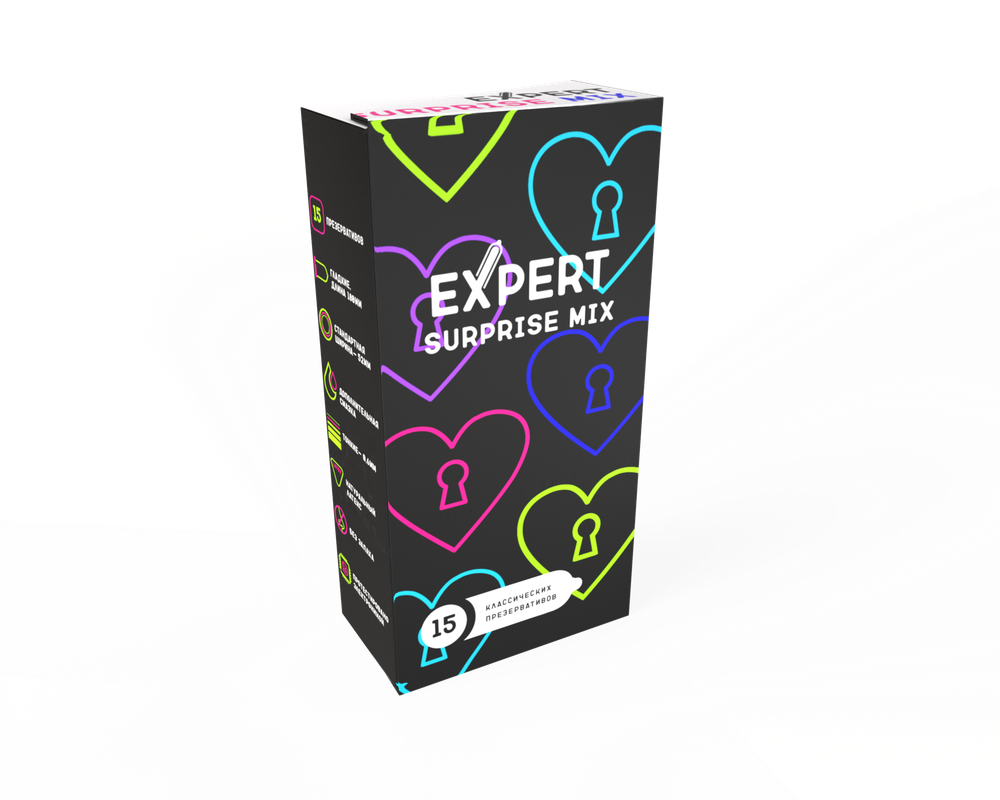 Презервативы Expert Surprise Mix 15 шт