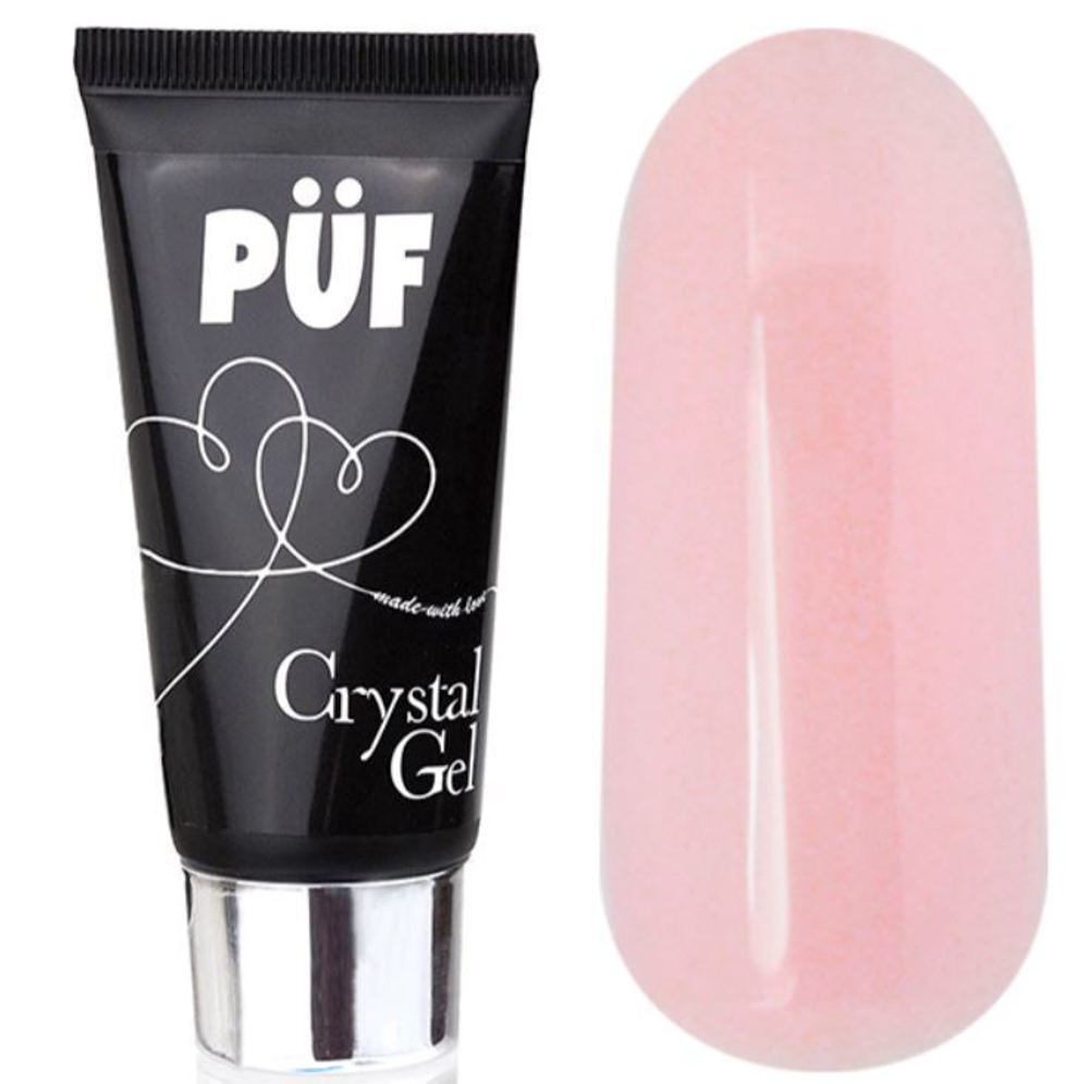 Полигель PUF #2 полупрозрачный розовый 30g в тюбике
