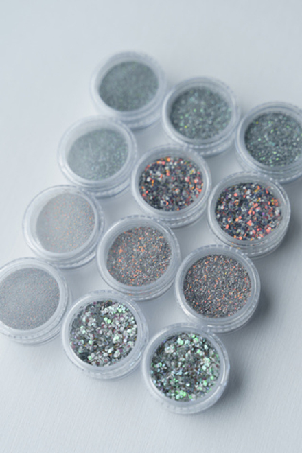 Дизайн "Набор блестки для ногтей, голографические", Swanky Stamping