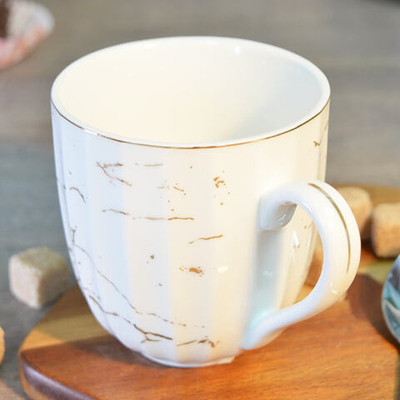 Кружка 350мл Золотой мрамор (00113586)