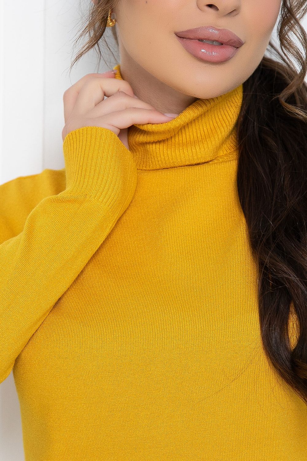 Водолазка Зимняя история (горчица) Б14533-20М LT Collection