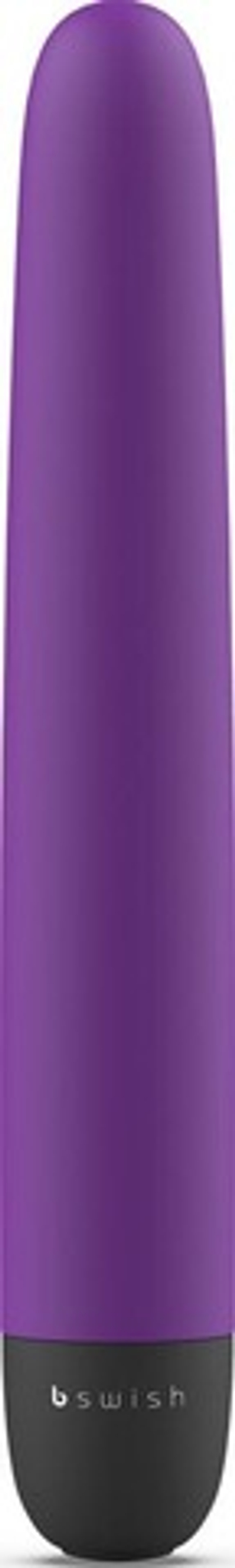 Фиолетовый классический вибратор Bgood Classic - 18 см. (Цвет: фиолетовый)