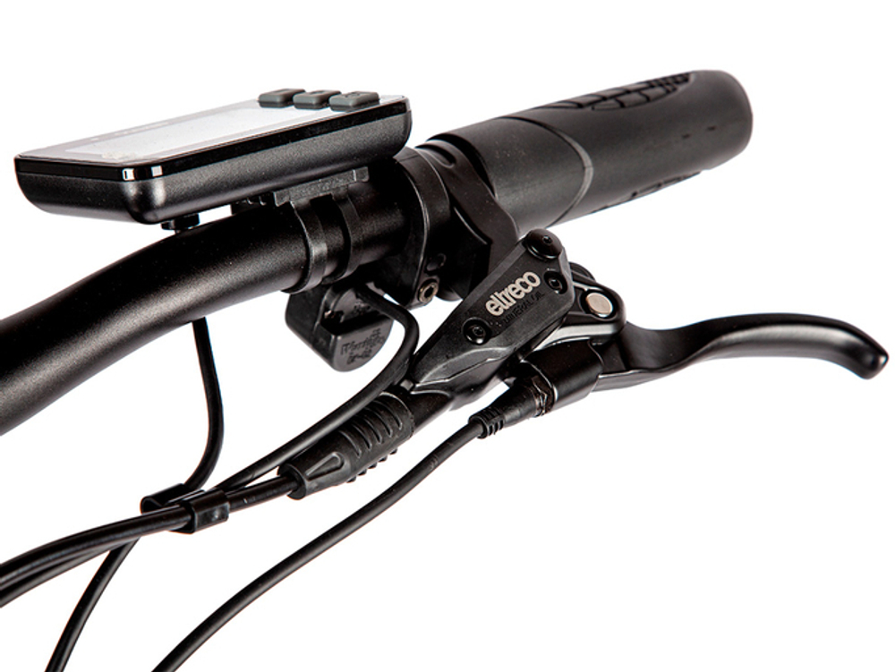 Электровелосипед Eltreco XT 850 Pro (серо-зеленый)