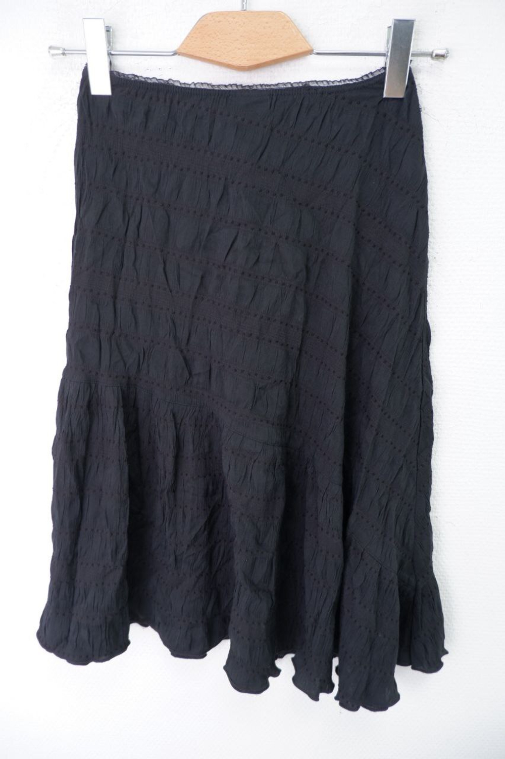 Юбка черная красивая 38 размер