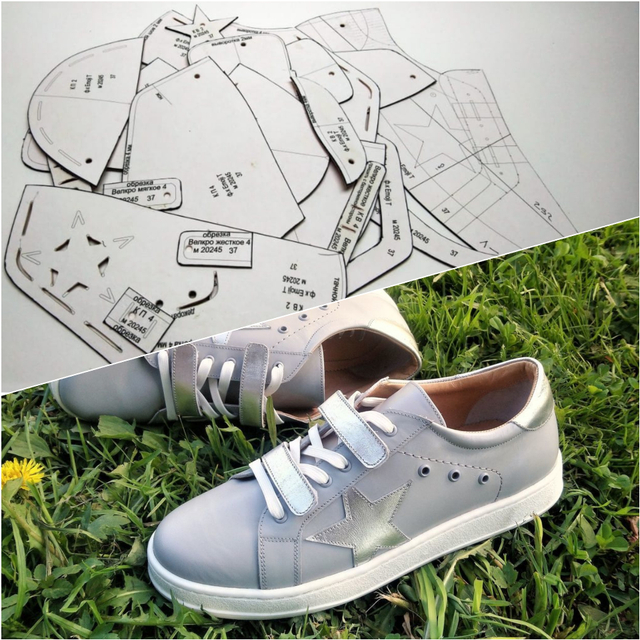 Л - 41 лекала (ЖЕНСКИЕ КЕДЫ)