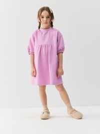 Платье из джинскота "Сиреневый крокус"