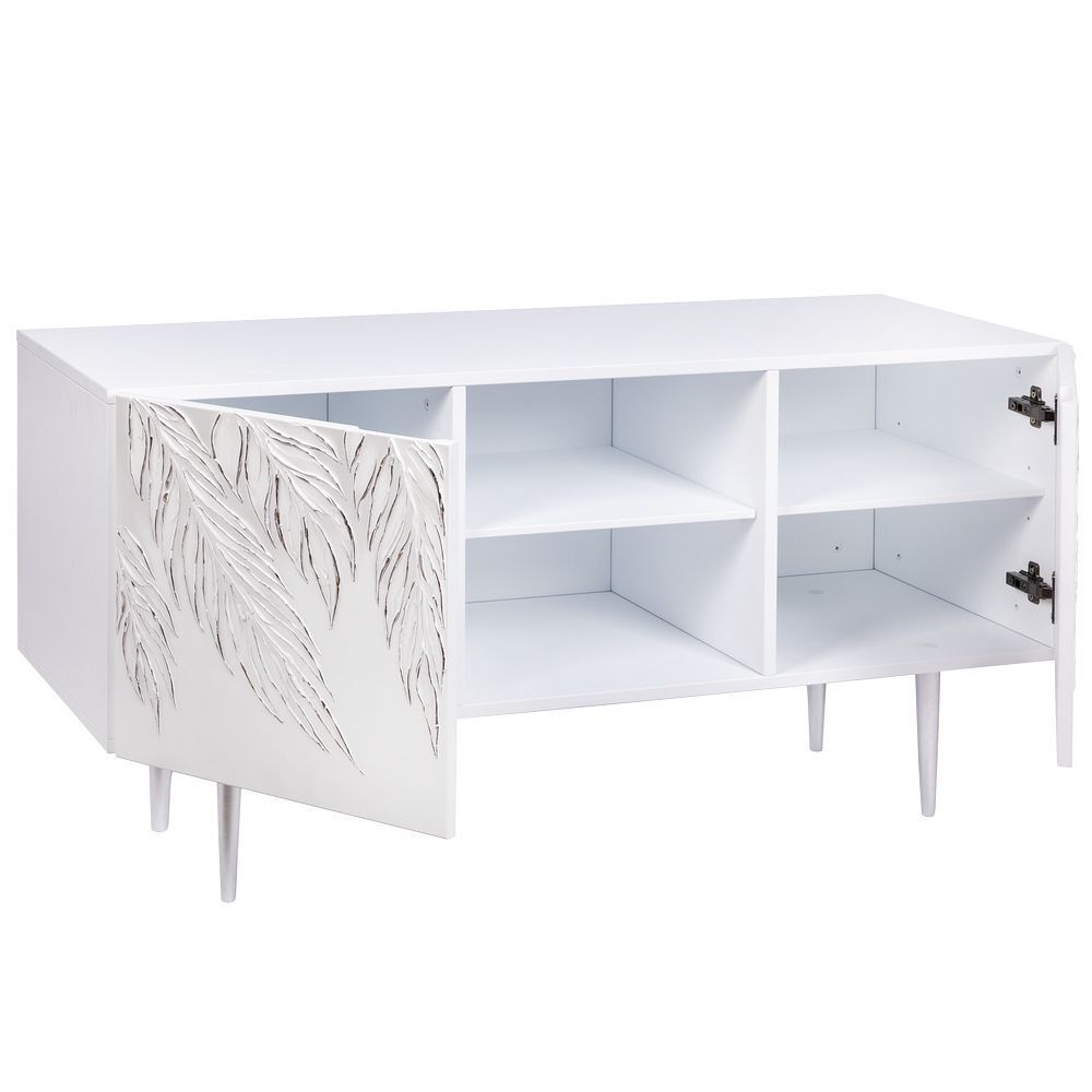 Тумба под ТВ Тропик 117см Стайл Айс Сильвер