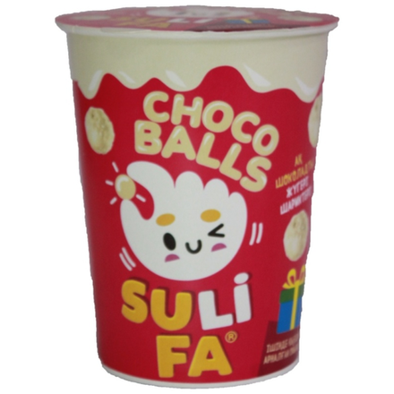 Кукурузные палочки Suli FA в белом шоколаде 105 гр