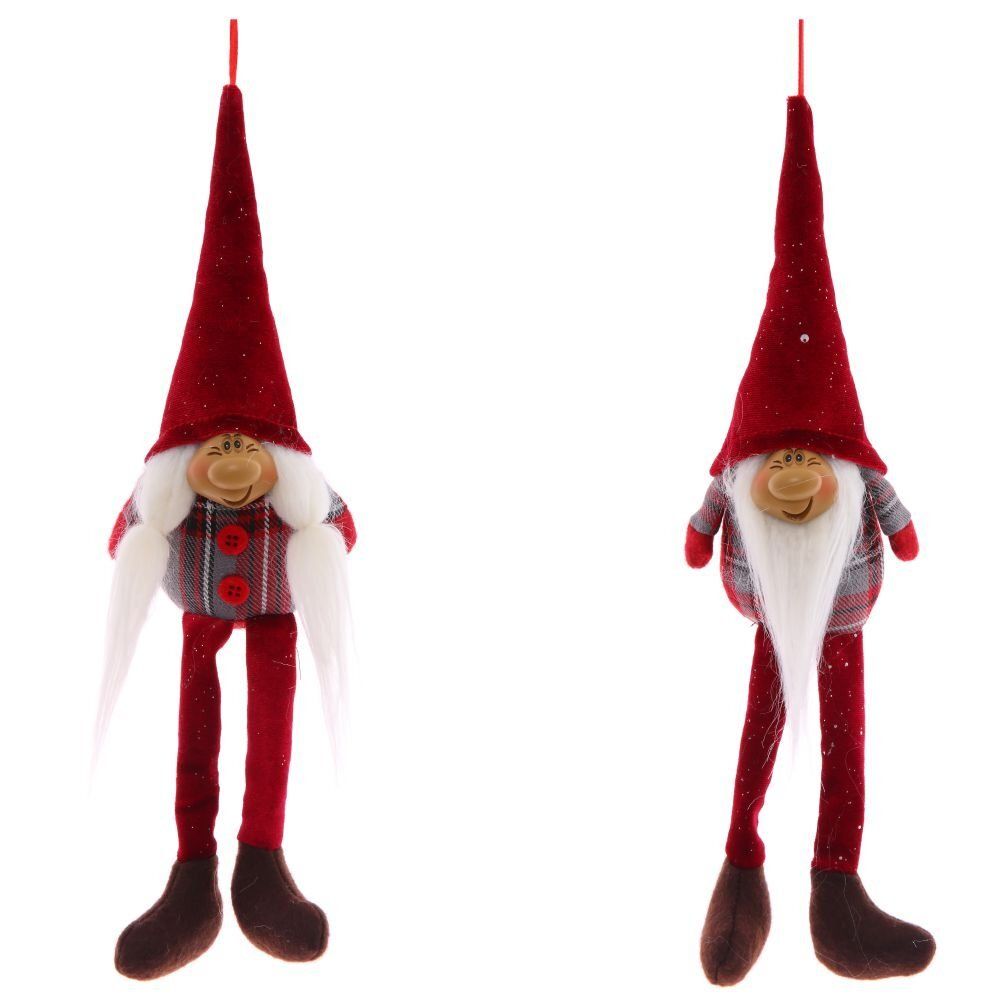 GAEM Игрушка набивная подвесная "Гном" L7 W7 H31/13 см, 2в.