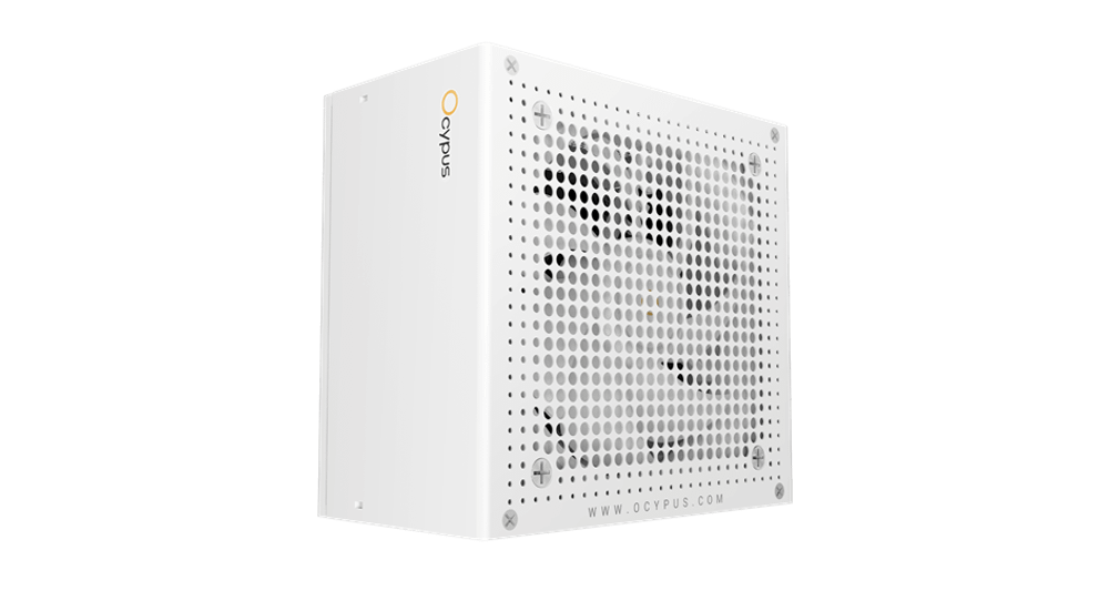 Блок питания Ocypus  850W, Delta P850 WH, Non modular, 80+ BRONZE, Белый, Delta-P850-B1FDWH025X-EU