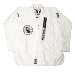 Кимоно Level x Black NINJA SHIT V3 WHITE