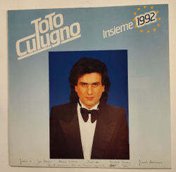 Винтажная виниловая пластинка LP Toto Cutugno Insieme 1992 (Germany 1990)