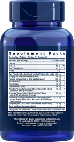 Ultra Prostate Formula 60 капсул Life Extension