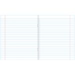 Тетрадь 12л, линия, зеленая обложка, Маяк