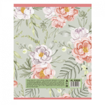 Тетрадь 48л., А5, клетка, Alingar "Flowers", скрепка, мелованный картон (стандарт), выб УФ лак, блок офсет, 4 дизайна в пленке т/у