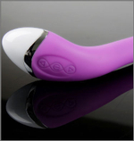 Фиолетовый вибромассажер Mysterious, 13 см