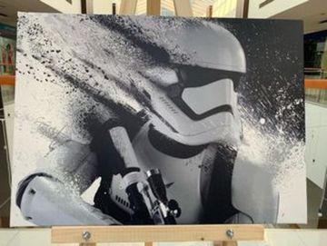 Картина на холсте Star Wars Штурмовик (50х70)