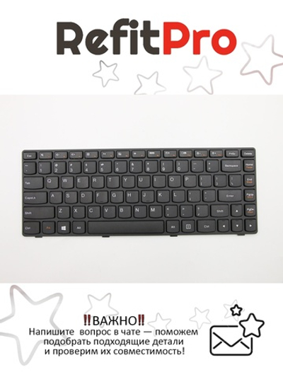 Клавиатура для Ноутбука Lenovo G400 / G410 английская, черная (25212092)