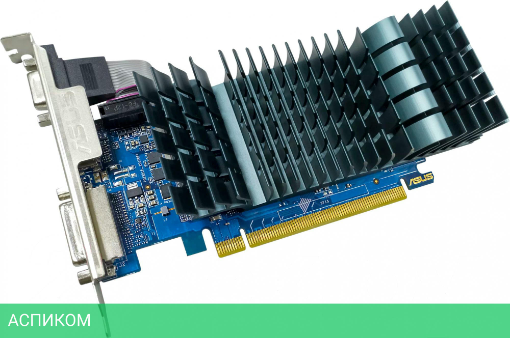 Видеокарта ASUS GeForce 710 2GB DDR3 EVO GT710-SL-2GD3-BRK-EVO (90YV0I70-M0NA00)