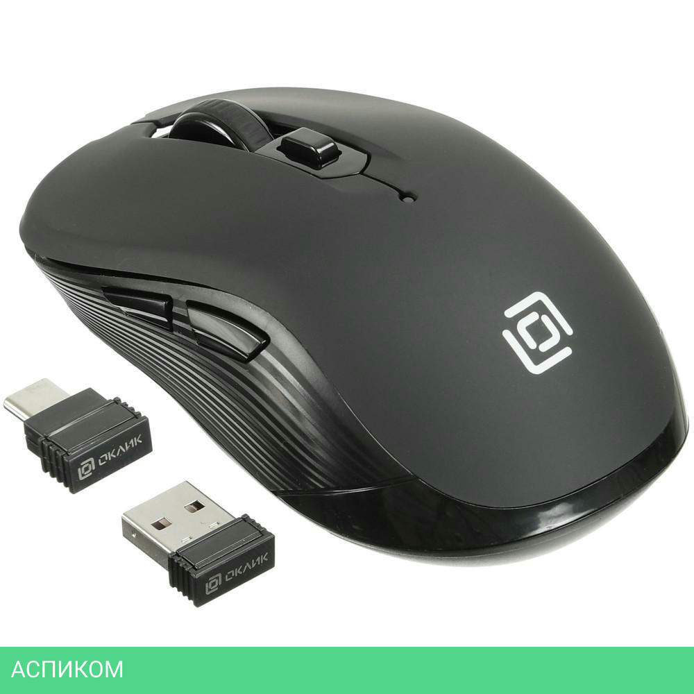 Мышь Oklick 610MWC черный (1158012)