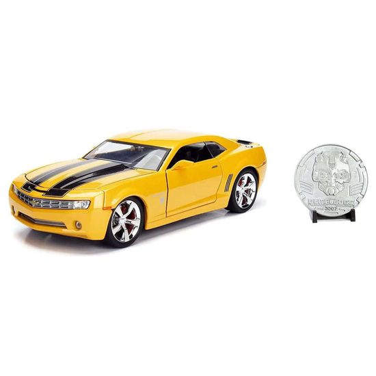 Модель Машинки 1:24 Transformers W/Collectible 2006 Chevrolet Camaro Concept-Bumblebee