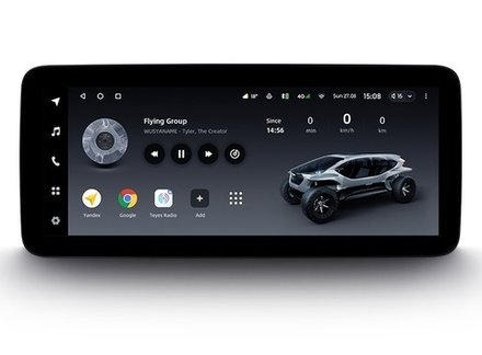 Магнитола Mazda CX-5 2011-2017 - Teyes LUX ONE ROUND монитор 12.3", Android 10, ТОП процессор, CarPlay, 4G SIM-слот