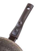 Сотейник TimA Art granit induction AТI-2024, 24 см, съемная ручка, коричневый